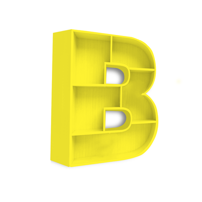 B - Alphabet Shelf