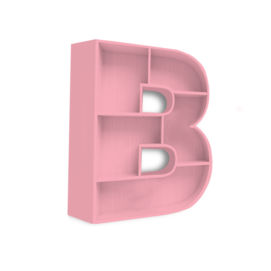 B - Alphabet Shelf