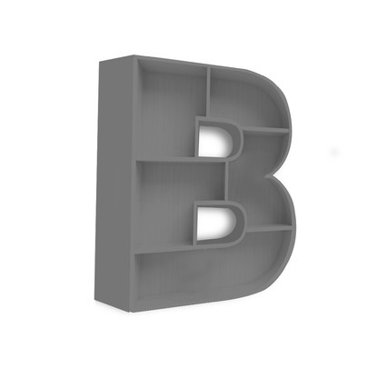 B - Alphabet Shelf