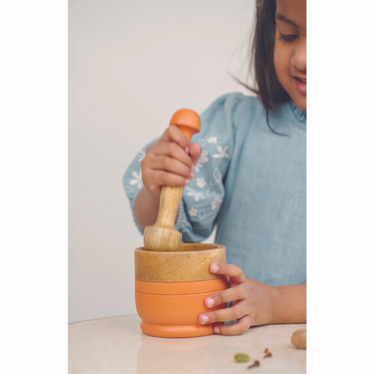 Mortar & Pestle set | Fine motor toy | Kids 2-10 years