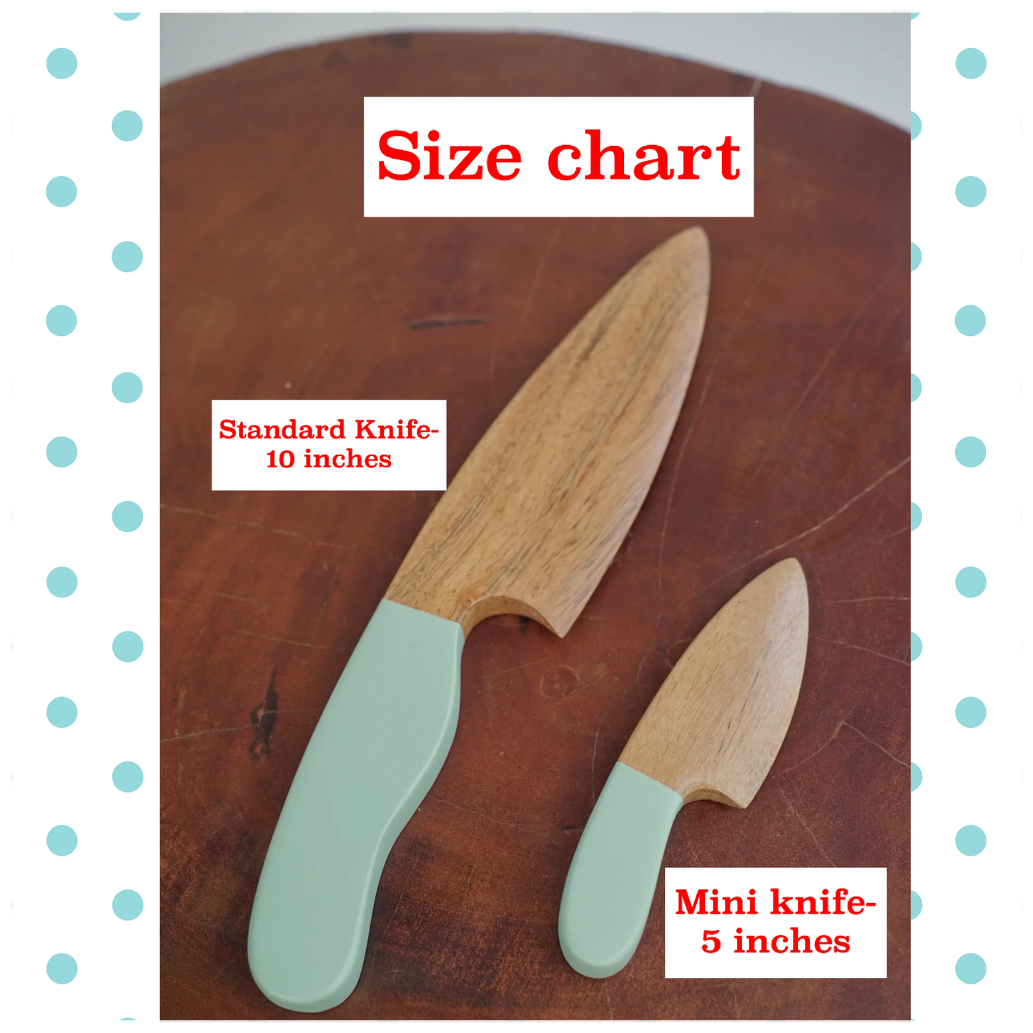 Chopping Board with Mini Knife - Toddler special | Montessori Practical Life Skills | Kids Cooking Knife | Customised Chopping Board | 1 Year - 4 Years