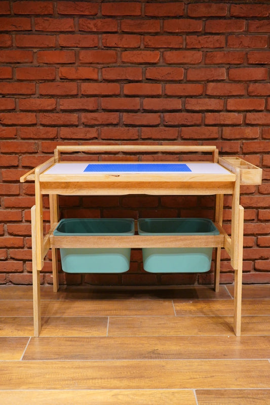 Sensory Table with Art station and Adjustable legs - House of Zizi